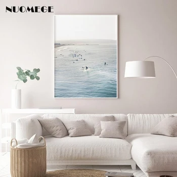 Nordisk Stil Plakat Californien Ocean Beach Plakater og Prints til Stue Dekoration Billeder Liggende Væggen Billedet Indretning