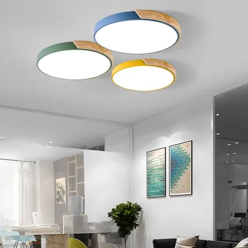 Ultra-tynde LED loft belysning loft lamper til stuen lysekroner i Loftet til hallen moderne loft lampe 5cm høj