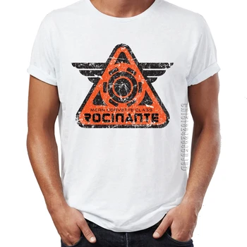 Kortærmet T-Shirt Den Flade Tycho Station Scirocco Ceres Rocinante Roci Sci-fi Artsy Kunst T-shirts Homme Grafisk Toppe og Tees