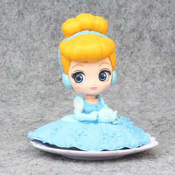 4stk Disney Princess-Snehvide Ariel Alice Askepot Elsa Anna Action Figurer, PVC-Model Legetøj til Børn, Baby, Kids Gave