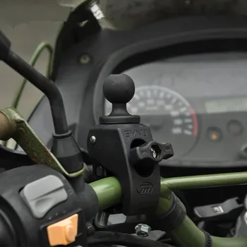 Motorcykel Cykelstyr Jernbane Mount Klemme med 1 inch Bolden Mount til Gopro-Action-Kamera til at Klemme Klip