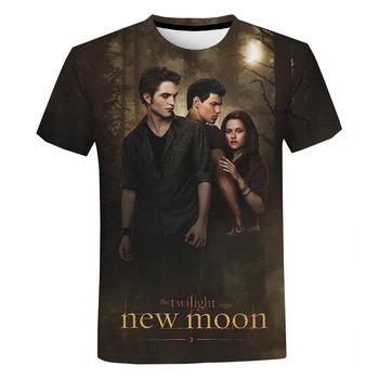 2020 Nye Ankomst The Twilight Saga 3D-Print T-shirt til Mænd, Kvinder Sommer Mode Afslappet Korte Ærmer Harajuku Streetwear T-Shirt