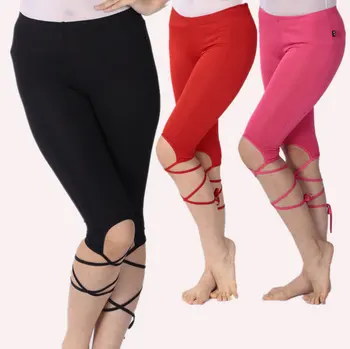 Mavedans Kvinder Bandage Bukser Yoga Dance Leggings, Strømpebukser Uddannelse Bukser Shorts