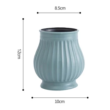 N Rose Pulver Resistent Plast Vase Plast Blomstervaser Dekoration Hjem Hvide Vaser Efterligning Keramik Vase I Drop Deco Drtv
