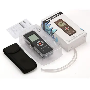 Nye Ankommer TL-100 Digitale Manometer lufttryk Meter Håndholdte trykmålere Håndholdte U-type differenstryk Meter