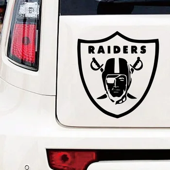 Sjove Amerikansk fodbold hold Raiders Bil Klistermærker Biler, Motorcykler Udvendigt Tilbehør Vinyl Decals til Bmw-Audi Jeep