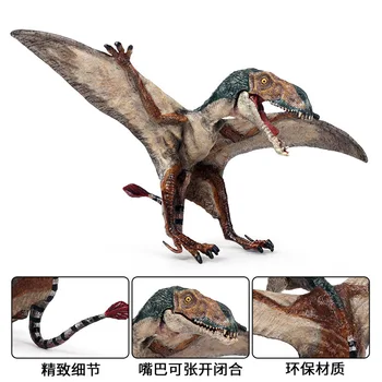 Nye Klassiske Forhistorisk Jurassic Predator Naturtro Pterodactyl Dinosaur Handling Dukke Model Desktop Dekoration Legetøj til Børn
