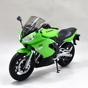Welly 1:10 Kawasaki Ninja 650R Trykstøbt Motorcykel Cykel Model Toy Ny I Æske