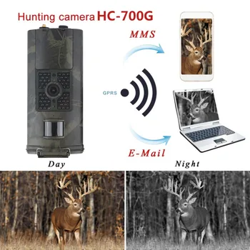 HC700G HC700A 3G Jagt 16MP Kamera GPRS-Foto-Fælder Night Vision Dyreliv Trail Kameraer Hunter Infrarød Spejder Chasse
