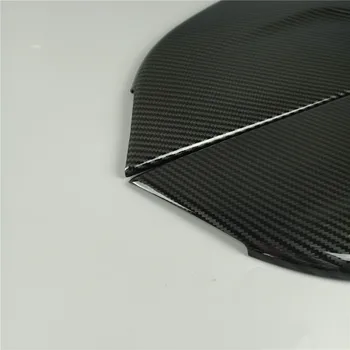 Bil Center Konsol Både Side Panel Dekoration Sticker Carbon Fiber Trim Farve For Audi A3 8V-18 VENSTRESTYREDE ABS Tilbehør