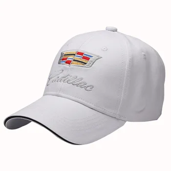 Nye Broderet Duck Cap 4S Shop Gave Hat Sort Hvid Farve Hovedbeklædning Engros Sommeren Cadillac Baseball Cap Fritid Hat Beret