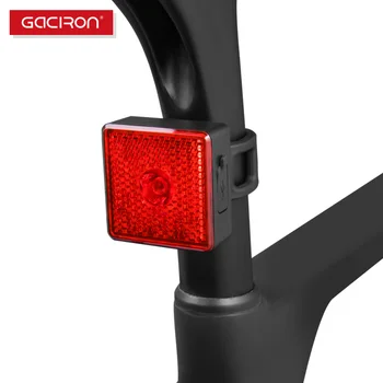 GACIRON 40LM Smart Vandtæt Cykel Lys Genopladelige Cykel baglygte Nat Sikkerhed Advarsel Lampe MTB Cykling Tilbehør