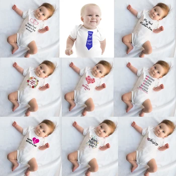 Glad Første Mors Dag Baby Sparkedragt nyfødte Drenge Piger Glad Mors Dag Buksedragt mors Dag Playsuit til Stede for Mødre
