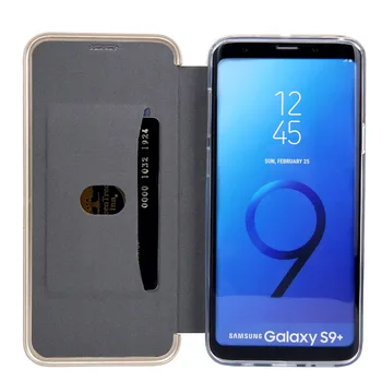 For Samsung S8 S9+ S10 S10+ Note9 S10e 5G Note 10+ S20 Ultra Læder Tegnebog-Kort Slot Slim Case Magnetisk Flip Cover Støtteben