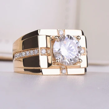BaliJelry Mænd Ringe 925 Sølv Smykker med Zircon Sten Åbne Finger Ring til Bryllup Engagement Komponent 2020 Nye Ankomst