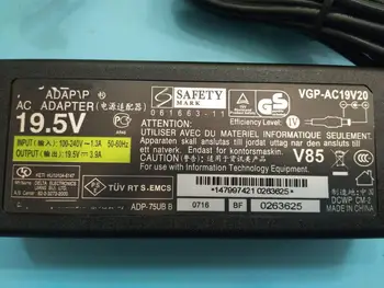 Ny Laptop AC Adapter Oplader, Strømforsyning Til Sony Vaio PCG-71211M VGP-AC19V34 PCG-71211V VGP-AC19V37 Ac Adapter 19,5 V 3.9 En
