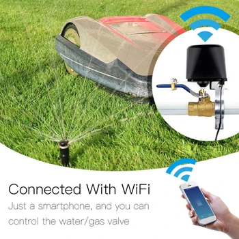WIFI Mobile APP Timing Skifte Ventil Smart Ventil Smart Home Automation System Ventil Gas, Vand Ventil for Alexa, Google Startside