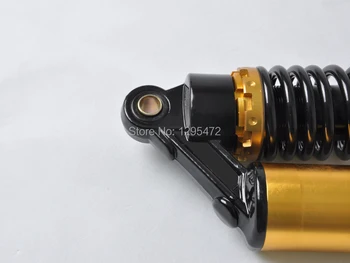 Universial gaffel 340 mm luft gas støddæmper for motorcyklen cb750 SUZUKI-GSX1100-atv quad scooter, motorcykel, sort+golden