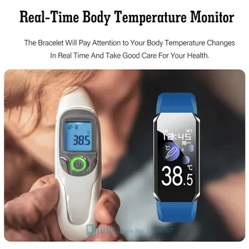 Temperatur Mode, Smart Ur, Sport, Kvinder, Mænd, Damer armbåndsur Til Andriod Ios Smart Ur Fitness Tracker Smartwatch timer