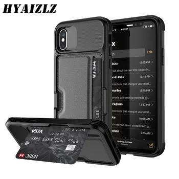 Cover til iPhone 12 mini-11 Pro Max antal XR SE 2020 6 7 8 X Cover-Kort Slot med Bil Magnet bagcoveret XS ANTAL Soft TPU Telefonen Tilfælde