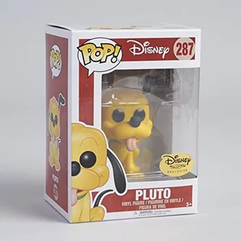 Funko Pop Pluto Mærkat Disney Skat Eksklusive 10cm Vinyl dukker Action Figurer Samling Model Legetøj til Fest Gaver med box