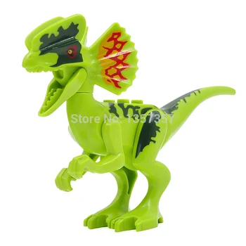 8stk/masse Jurassic Verden Jurassic Dinosaur Figur Set MOC Børn, Dyr byggesten Indstiller Model Uddannelse Legetøj