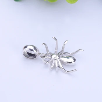 925 Sterling Sølv Perler Spider Vedhæng Passer Til Charms Sølv 925 Oprindelige Armbånd Kvinder Diy Smykker
