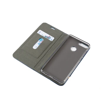 Pu Læder Telefon Tilfældet For Huawei Honor 9 Lite Flip Book Sag For Huawei Honor 7C Business Case Soft Tpu Silicone bagcoveret