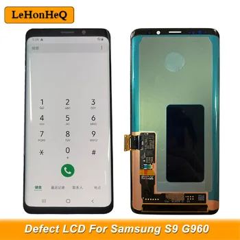 Original LCD-Skærm Til Samsung Galaxy S9 G960 SM-G960F LCD-Skærm Touch screen Digitizer Døde Pixels Montage