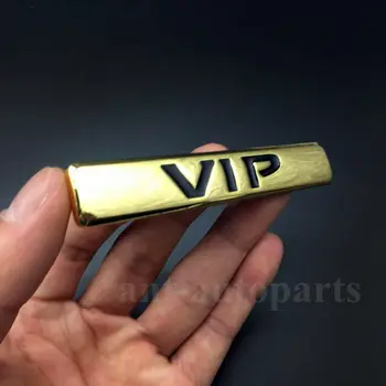 Guld 3D Metal VIP Luksus Emblem Bil Auto Side Kuffert Badge Decal Sticker 2,5 L