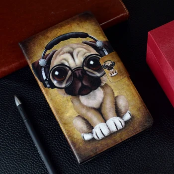 Mode Stå Flip PU Læder taske Til Huawei MediaPad T3 7.0 BG2-W09 Tablet Smart Cover Fundas Coque Dog Panda Elefant