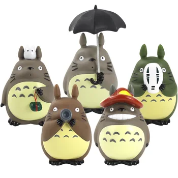 5styles 12-16cm Miyazaki Hayao Søde piger Figur Legetøj Min Nabo Totoro PVC Samling Model Legetøj