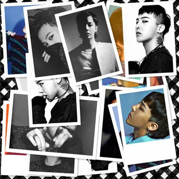 [MYKPOP]BIGBANG GD INDBYDENDE LAVET SERIES Photo Card K-POP Papir-Kort, HD Polaroid Photocard 30stk/set i Tin Box SA18040409