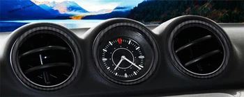 Yimaautotrims kulfiber Look Interiør Kit For Suzuki Vitara - 2020 Dashboard Aircondition og Stikkontakten, Vent Ring Dække Trim 5 Pc ' er