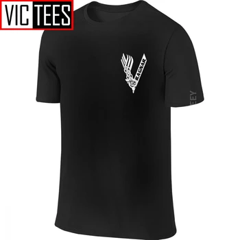 Ulve Af Ragnarok Vikingerne Valhalla Odin T-Shirt til Mænd-og Bagside Bomuld To Parter T-Shirt med Print