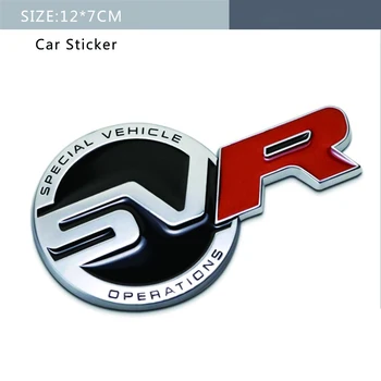 Bil Styling For Land Rover Range Rover SV Særlige Køretøj Selvbiografi Bil Mærkat SVR Grille Emblem Decal Auto Hale Badge