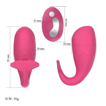 VETIRY Silikone Monster Form Vibrator Vagina G-spot Massage 10 Frekvens Sex Legetøj til Kvinder Wireless Remote Control Vibrator