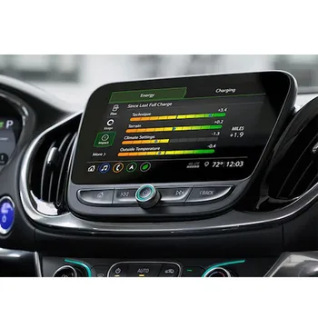 8 Tommer For Chevrolet Equinox Volt Malibu 2016-2019 Bil GPS Navigation Hærdet Glas Skærm Protektor Auto Interiør Tilbehør