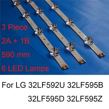 Helt Ny LED-Baggrundsbelysning Strip For LG 32LF592U 32LF595B 32LF595D 32LF595Z TV Reparation LED-Baggrundsbelysning Strips Barer, EN B-TYPE Oprindelige