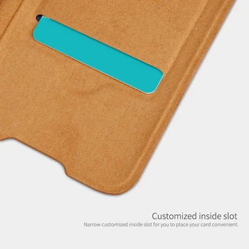 For Xiaomi Mi Note 10 Lite Flip case NILLKIN Qin Tilfældet For Xiaomi Mi Note 10 Lite dække Flip Wallet Læder taske