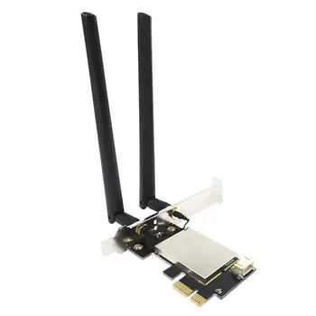 Dual Band 2.4 Gbps WiFi netværkskort, Pcie-Wifi Bluetooth M. 2/NGFF Trådløse netkort Til PCI Express-Adapter Til Pc Desktop Windows 10