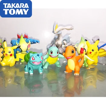 TAKARA TOMY Pokemon Takara Tomy Charmander Bulbasaur Squirtle Action Figur Samlinger Børn Toy