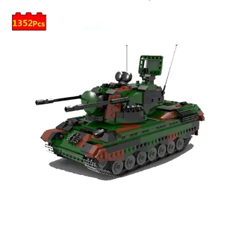Militær-Serien lastbil fighter pansrede køretøjer off-road køretøj Tank DIY Model byggesten Mursten Legetøj Gaver