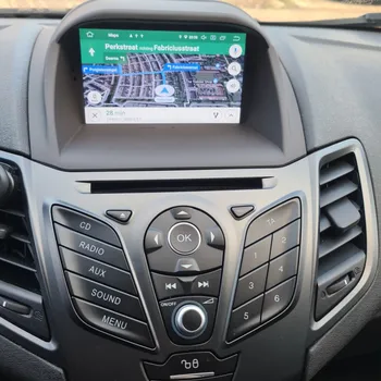 Android-10.0 Bil DVD-Afspiller GPS-Navigation Til Ford Fiesta MK7 2013 2016 Radio Auto Stereo, Video-Mms-hovedenheden