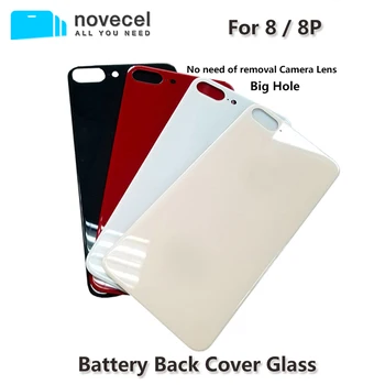 5pcs/Masse Novecel Back Cover Case Til iphone 8 8P Boliger Bageste Batteriet Dør Med Store / Normal Hul eller kameralinsen Ramme