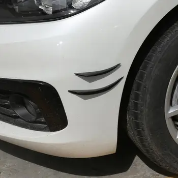 Bilen universelle carbon fiber kofanger hjørne guard anti-ridse mærkat ydre kant stribe anti-ridse Kofanger stripCar Tilbehør