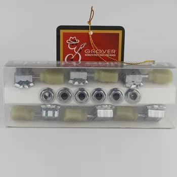 Grover 135C Keystone Vintage-Stil Guitar Machine Head Tuning Pind Tunere til lespaul Guitar Chrome Lavet i Taiwan