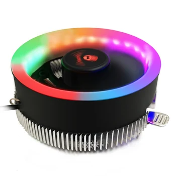 3PIN 100mm CPU Fan Farverige Lys, Lysende CPU Blæseren Varmeafledning Computer Processor Blæser Tilbehør