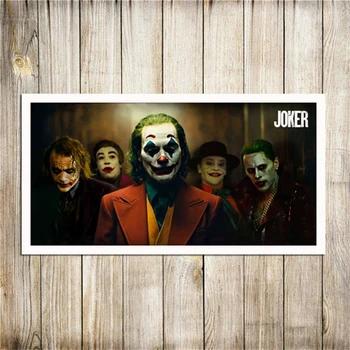 Jokeren Filmens Plakat Væg Kunst, Lærred Maleri Væg Kunst til stuen Hjem Indretning (Ingen Ramme)