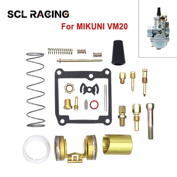 SCL Motorcykel Racing Karburator Carb Repair Kit Med ekstra Dyser Til Mikuni VM20